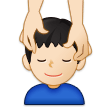 💆🏻‍♂️ Mann, Der Eine Kopfmassage Bekommt: Helle Hautfarbe Emoji von Samsung