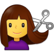 💇‍♀️ Frau Beim Haareschneiden Emoji von Samsung