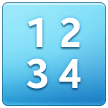 🔢 Eingabesymbol Zahlen Emoji von Samsung