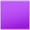 🟪 Фиолетовый Квадрат, смайлик от Samsung