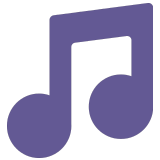 🎵 Note De Musique Emoji par Microsoft