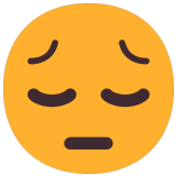 😔 Pensive Face, Emoji by Microsoft