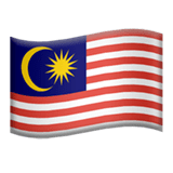🇲🇾 Flagge: Malaysia Emoji von Apple