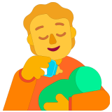 🧑‍🍼 Person Feeding Baby, Emoji by Microsoft