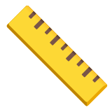📏 Straight Ruler, Emoji by Google