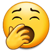 🥱 Visage Bâillant Emoji par Samsung