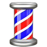 💈 Barbershop-Säule Emoji von Apple