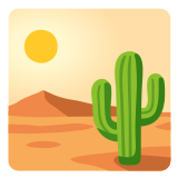 🏜️ Пустыня, смайлик от Google