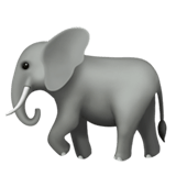 🐘 Elefant Emoji von Apple