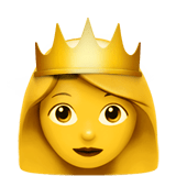 👸 Prinzessin Emoji von Apple