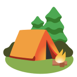 🏕️ Camping Emoji von Google