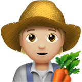 🧑🏼‍🌾 Фермер: Светлый Тон Кожи, смайлик от Apple