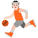 ⛹🏻 Баскетболист: Очень Светлый Тон Кожи, смайлик от Microsoft