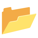 📂 Open File Folder, Emoji by Google