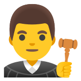 👨‍⚖️ Richter Emoji von Google