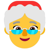 🤶 Weihnachtsfrau Emoji von Microsoft
