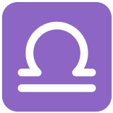 ♎ Waage (sternzeichen) Emoji von Microsoft