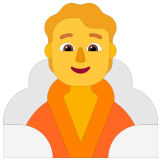 🧖 Person in Dampfsauna Emoji von Microsoft