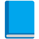 📘 Blaues Buch Emoji von Microsoft
