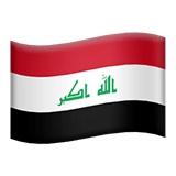 🇮🇶 Флаг: Ирак, смайлик от Apple