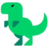 🦖 T-Rex Emoji von Microsoft