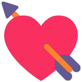 💘 Herz Mit Pfeil Emoji von Microsoft
