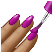 💅🏽 Nagellack: Mittlere Hautfarbe Emoji von Samsung
