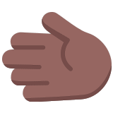 🫲🏾 Leftwards Hand: Medium-Dark Skin Tone, Emoji by Microsoft
