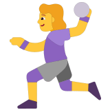 🤾‍♀️ Woman Playing Handball, Emoji by Microsoft