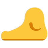 🦶 Fuß Emoji von Microsoft