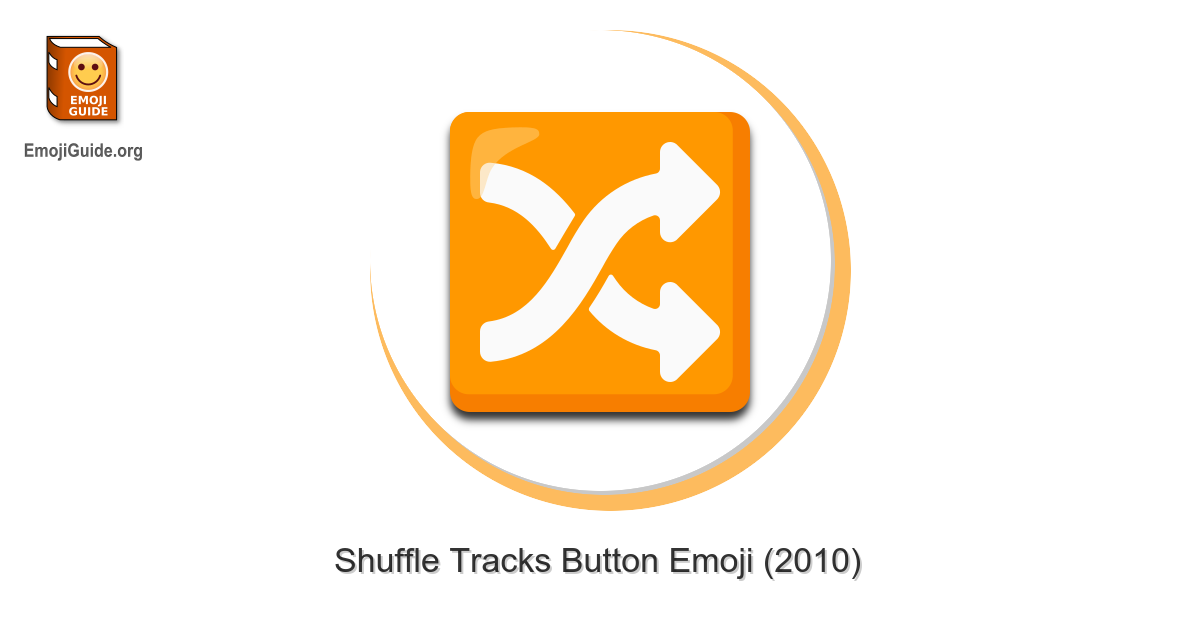🔀 Shuffle Tracks Button Emoji Meaning, Pictures, Codes