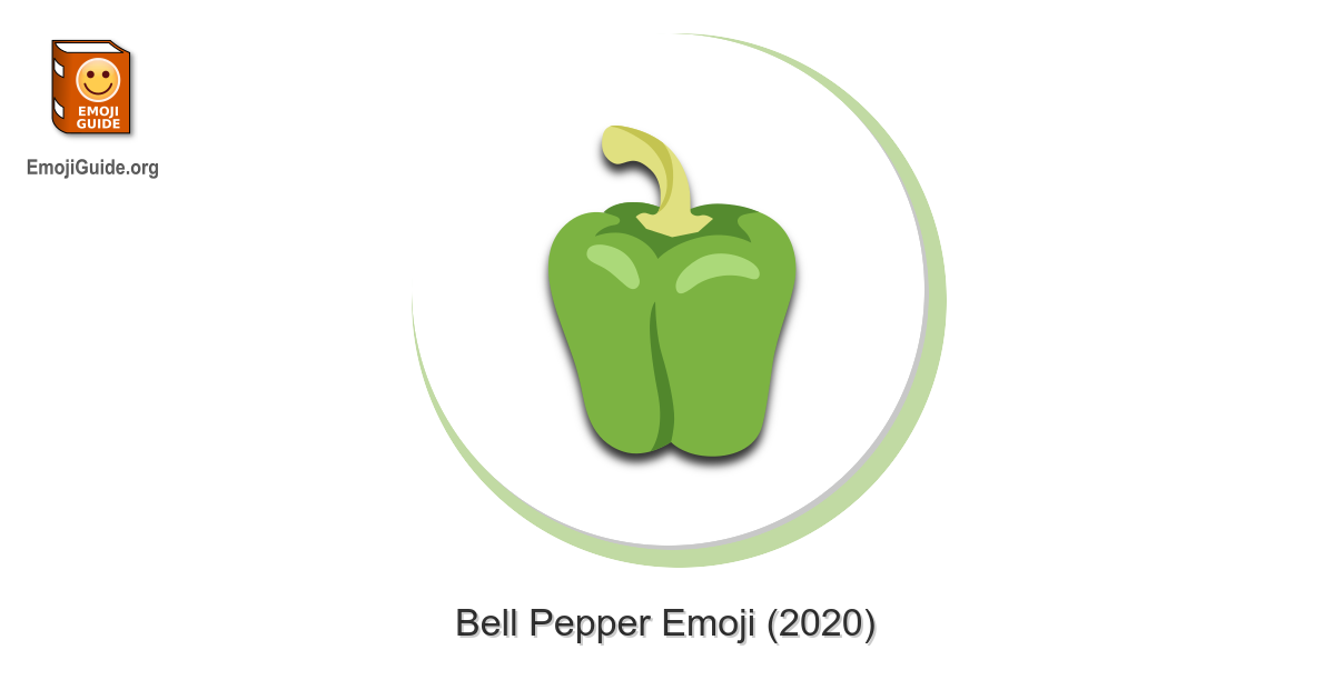 🫑 Bell Pepper Emoji Meaning, Pictures, Codes