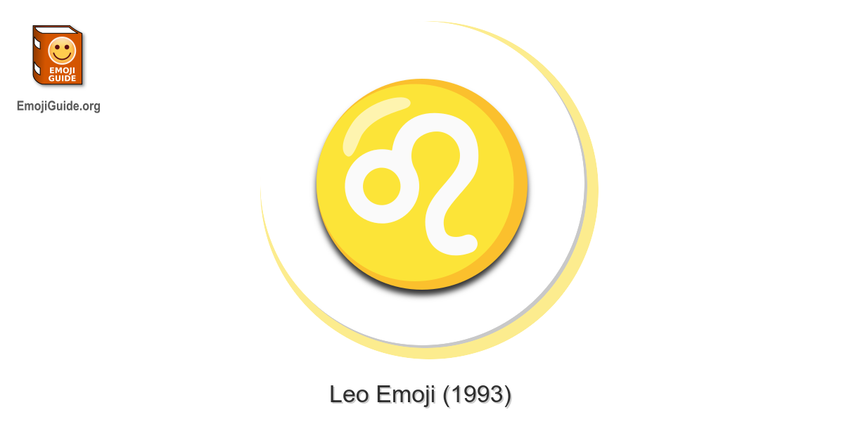 ♌ Leo Emoji Meaning, Pictures, Codes 📕 EmojiGuide