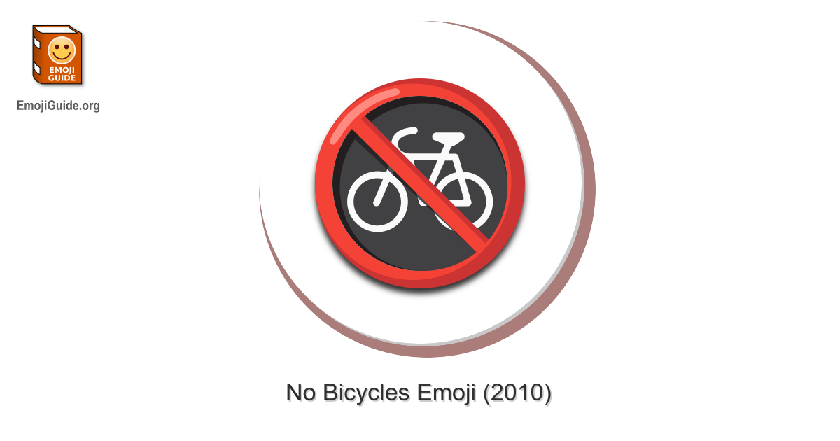 π³ No Bicycles Emoji β Meaning, Pictures, Codes