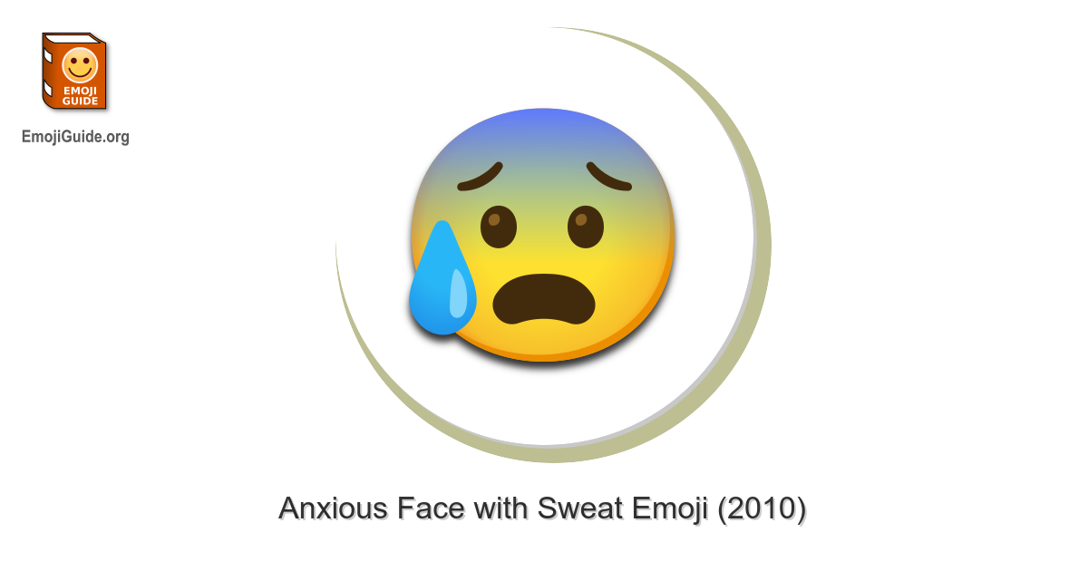 Emoji schwitzen