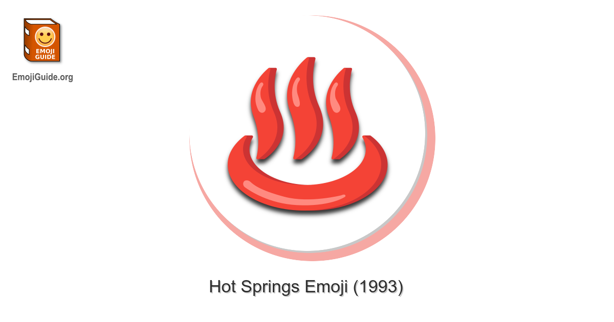 ♨️ Hot Springs Emoji Meaning, Pictures, Codes