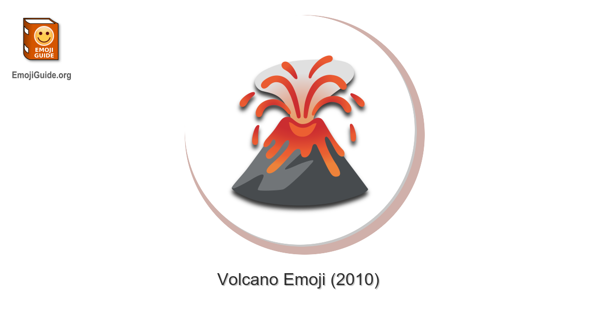 🌋 Volcano Emoji Meaning and Pictures 📕 EmojiGuide