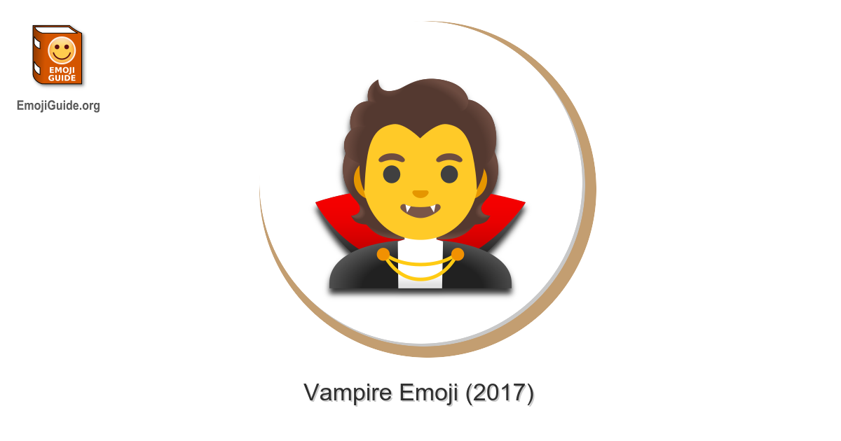 🧛 Vampire Emoji Meaning and Pictures 📕 EmojiGuide