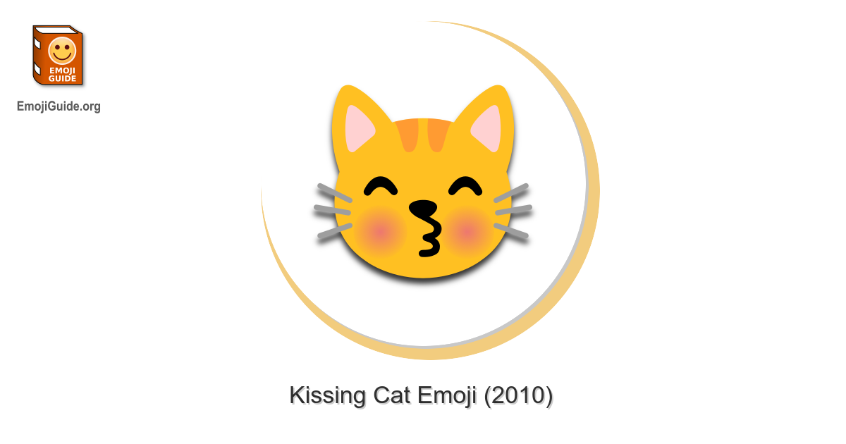 😽 Kissing Cat Emoji Meaning, Pictures, Codes