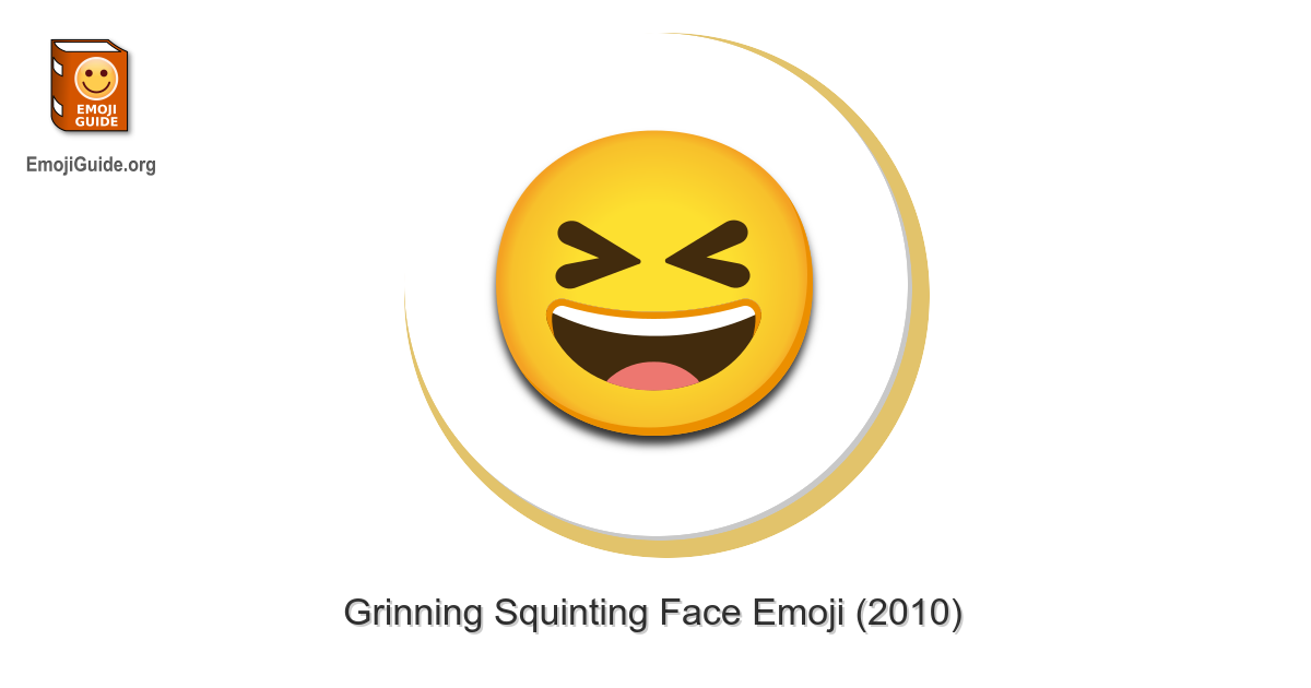 😆 Grinning Squinting Face Emoji Meaning and Pictures