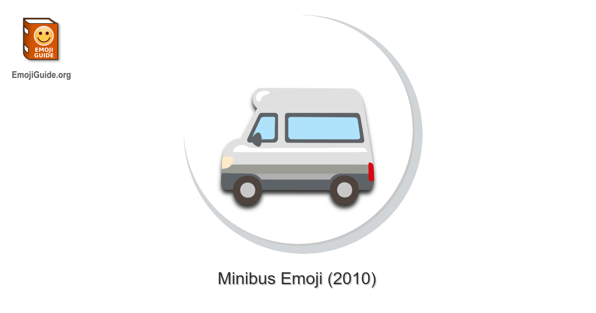🚐 Minibus Emoji – Meaning and Pictures – 📕 EmojiGuide