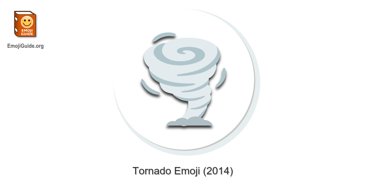 🌪️ Tornado Emoji Meaning and Pictures 📕 EmojiGuide