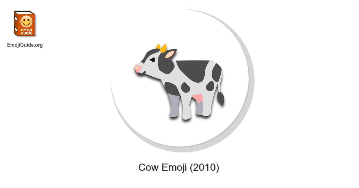 🐄 Cow Emoji Meaning, Pictures, Codes 📕 EmojiGuide