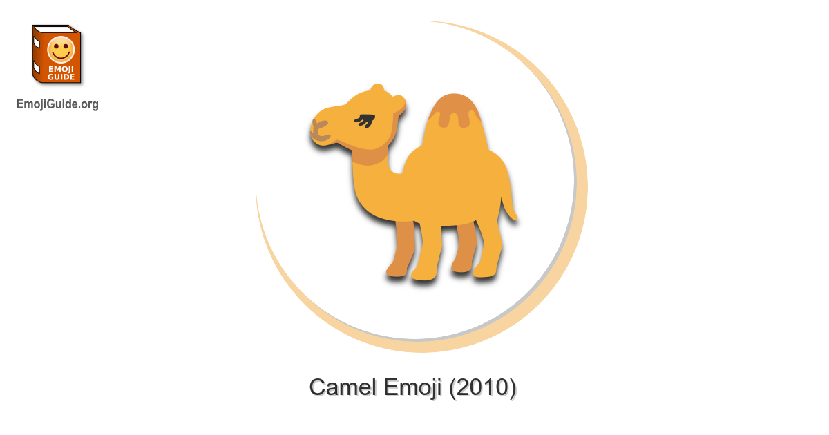 🐪 Camel Emoji Meaning, Pictures, Codes 📕 EmojiGuide