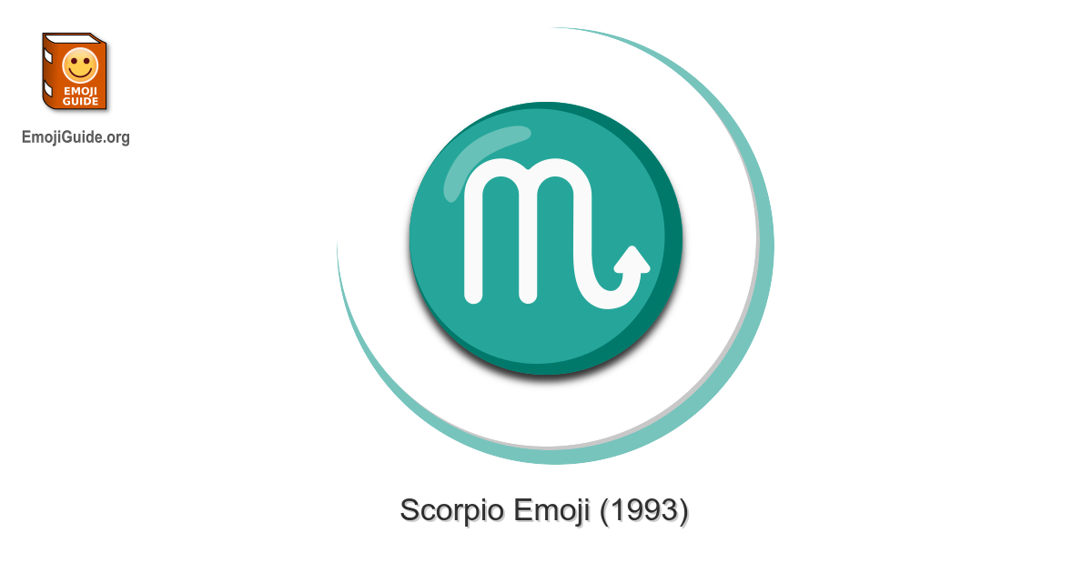 ♏ Scorpio Emoji Meaning, Pictures, Codes 📕 EmojiGuide
