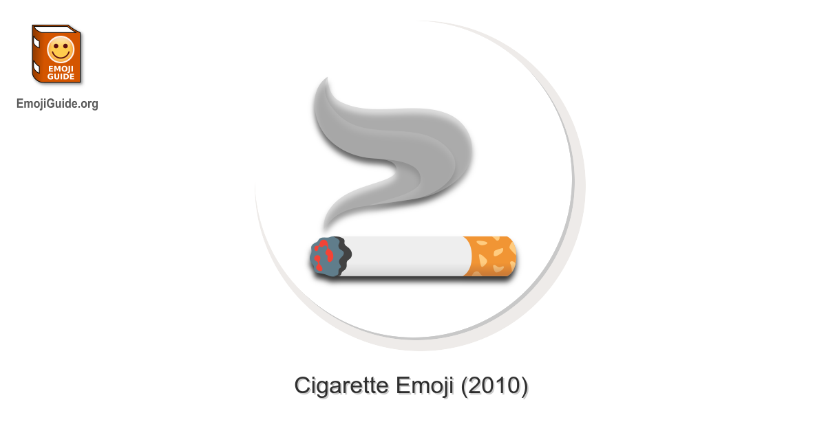 🚬 Cigarette Emoji – Meaning and Pictures – 📕 EmojiGuide