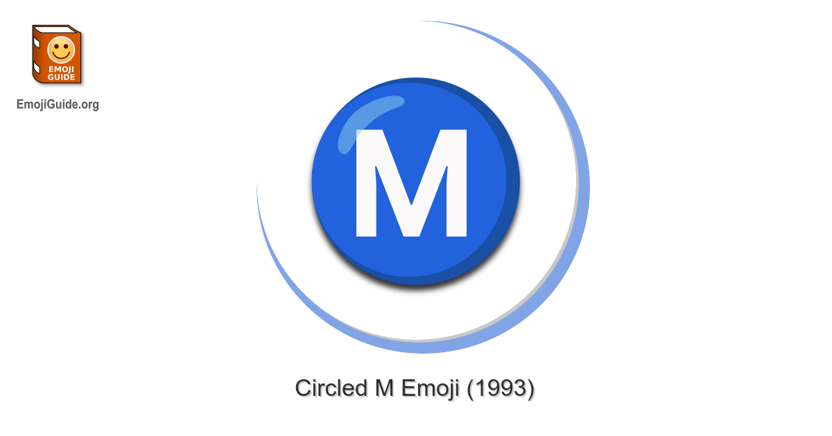 Ⓜ️ Circled M Emoji – Meaning and Pictures – 📕 EmojiGuide