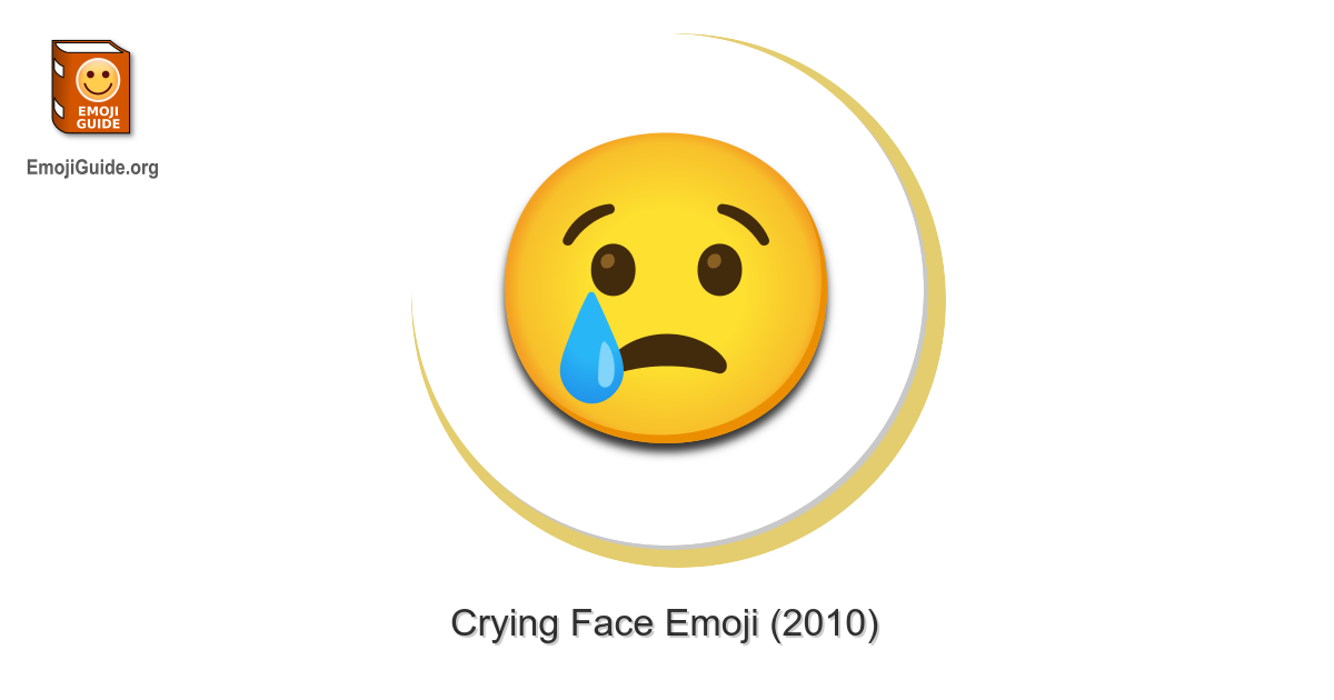 Crying Face Emoji (U+1F622)