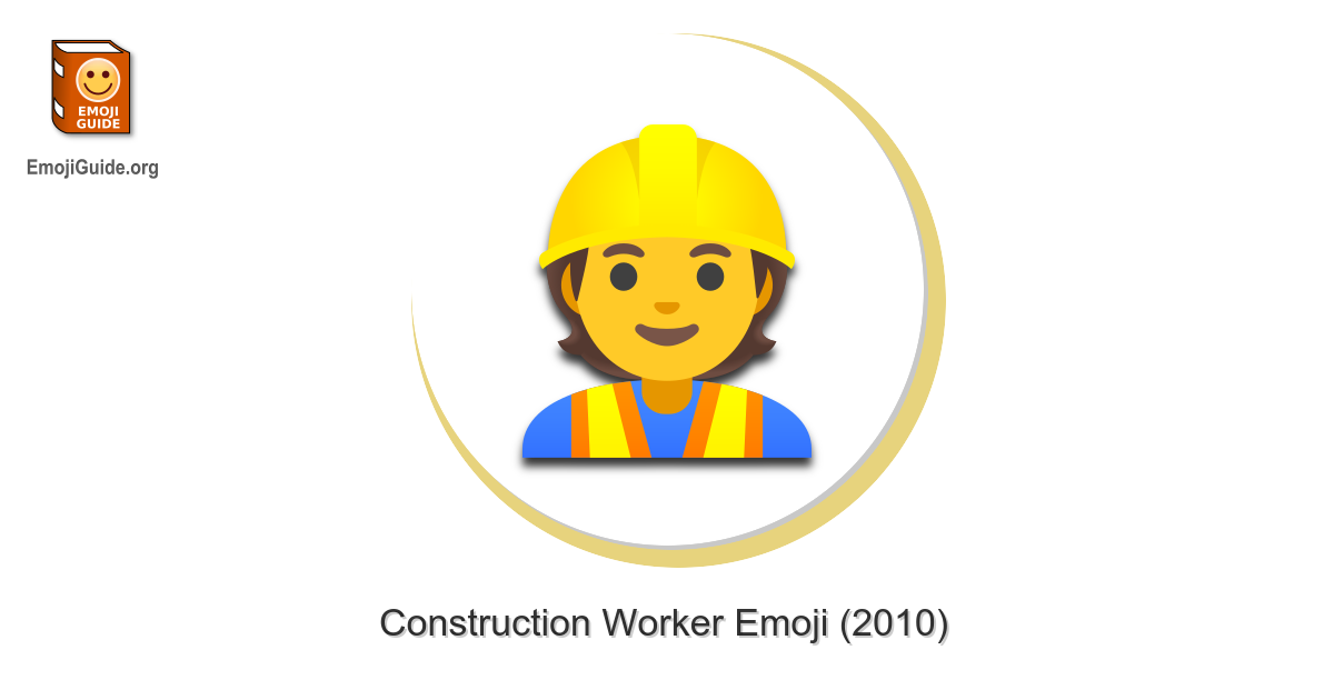 Construction Worker Emoji Meaning Pictures Codes