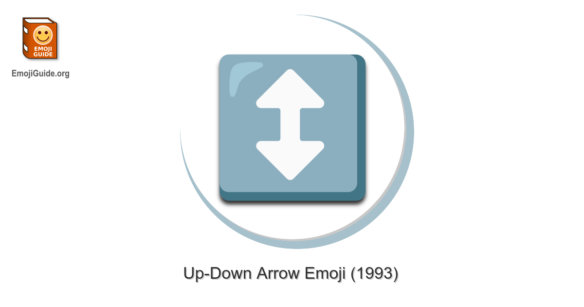 Up Down Arrow Emoji Meaning And Pictures Emojiguide